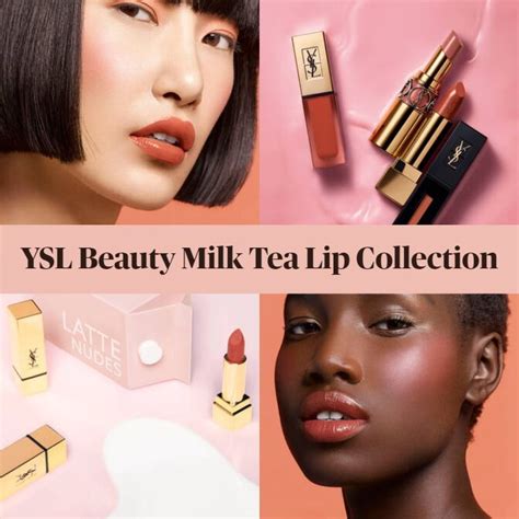 ysl beauty milk tea collection|The Milk Tea Lips Trend, Explained .